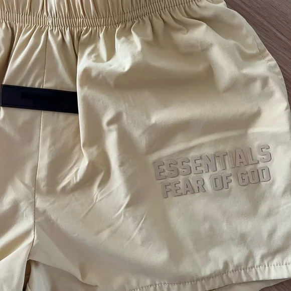 Essentials Women's Athletic Shorts and Tee in Pale Yellow - Picture 9 of 14